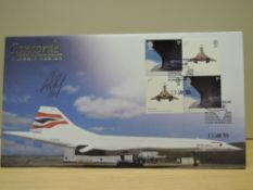 GB 2009 CONCORDE - BUCKINGHAM CLASSIC DESIGN COVER SIGNED BY MICHEL RETIF HEAD ENGINEER ON 1ST