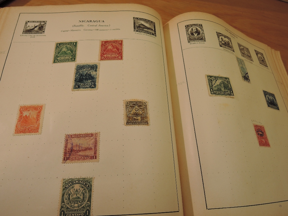 WORLD STAMP COLLECTIONS IN THREEE ALBUMS, MUCH PRE 1950's MINT AND USED Three albums including - Image 2 of 7