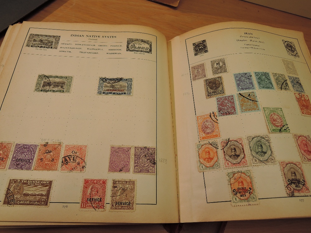 WORLD STAMP COLLECTIONS IN THREEE ALBUMS, MUCH PRE 1950's MINT AND USED Three albums including - Image 3 of 7