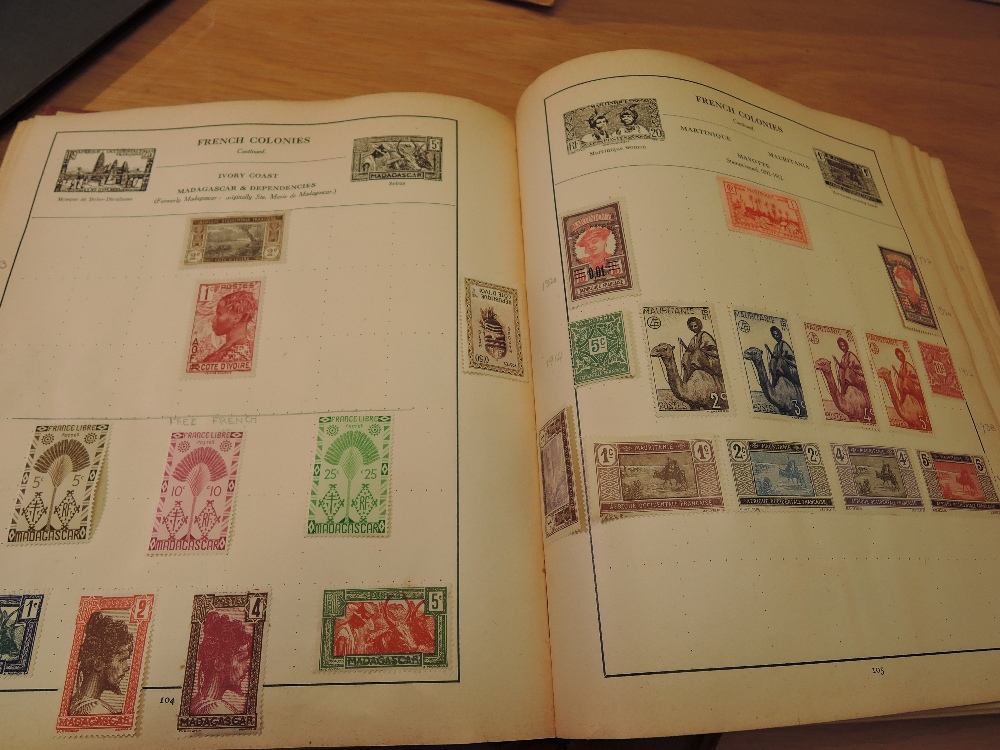 WORLD STAMP COLLECTIONS IN THREEE ALBUMS, MUCH PRE 1950's MINT AND USED Three albums including - Image 4 of 7
