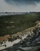 *Local Interest - After Helen Hanson (20th Century, British), coloured etching, 'Sea Lavender',