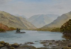 *Lake District Interest - Margaret Whittaker (20th Century, British), oil on board, 'Head of