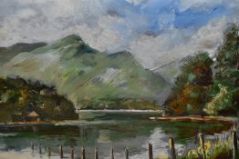 *Local Interest - E.A. Jennings (20th Century, British), oil on board, Two Lake District landscapes,