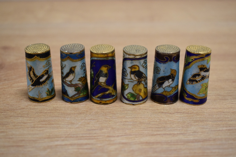 A large collection of decorative thimbles, including Bouchet, Hummel, Caverswall etc sold along wit - Image 4 of 4