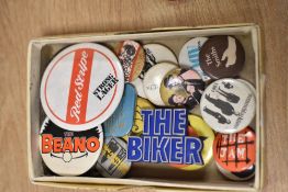 A lot containing assorted collectable badges, including Norton Motorcycle interest and alternative