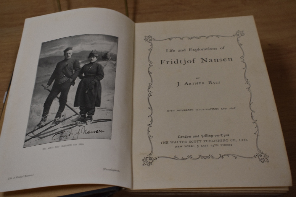 J. Arthur Bain, 'Life And Explorations of Fridtjof Nansen', a hardback publication - Image 2 of 2