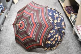 Two vintage umbrellas.