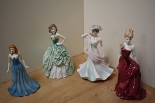 Two Royal Doulton figurines, comprising Kelly HN4147 and Turquoise from the Gemstones Collection