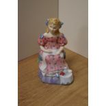 A Royal Doulton bone china figurine 'Curly Locks' HN2049, 11.5cm hairline to base.