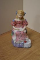 A Royal Doulton bone china figurine 'Curly Locks' HN2049, 11.5cm hairline to base.