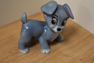 A Wade porcelain Disney's Lady and The Tramp 'Blow-Up' figure of Scamp