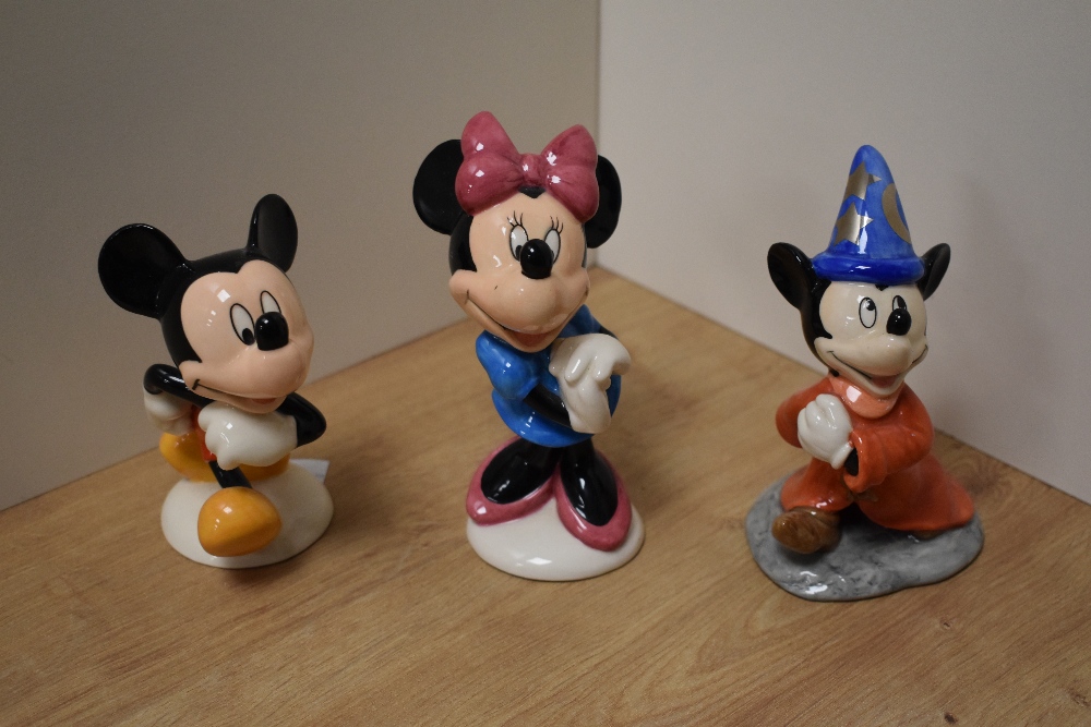 Two Royal Doulton bone china 'Disney' The Mickey Mouse Collection figures, Mickey Mouse MM1,