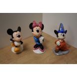 Two Royal Doulton bone china 'Disney' The Mickey Mouse Collection figures, Mickey Mouse MM1,