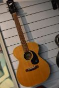 A vintage Epiphone FT-130 Caballero acoustic guitar , no case