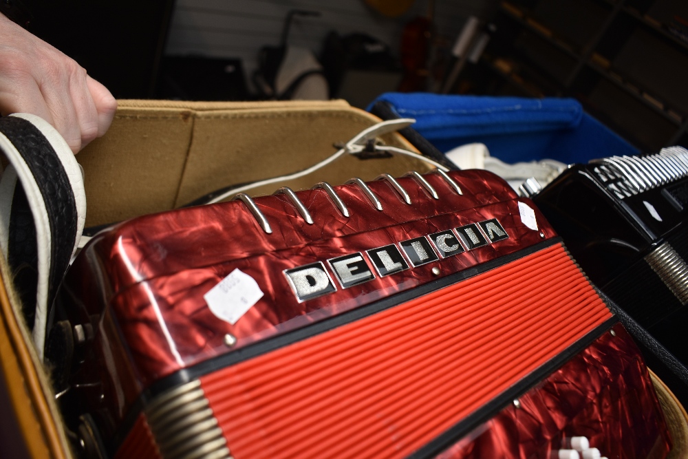 A Delicia Junior accordion , with case - Image 2 of 2