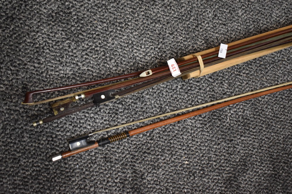 A bundle of violin bows