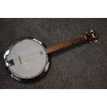 A vintage 'Boston' four string banjo