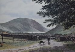 *Local Interest - After T.Leslie Hawkes (20th Century, British), coloured prints, 'Wastwater' (x2)