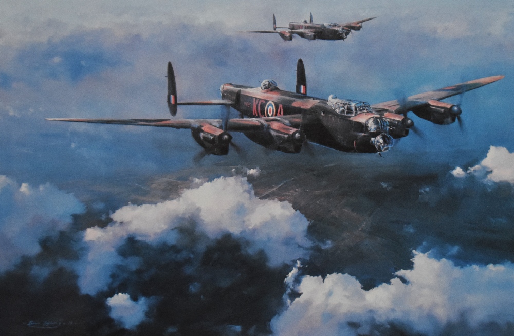 After Gerald Davison Coulson (b.1926, British), coloured print, 'de Haviland Mosquito Mk.IV', - Image 3 of 6