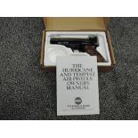 A Webley & Scott Tempest .177 Air Pistol, with instruction leaflet and original fitted card box