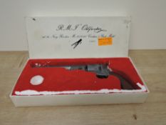 A Blank Fire Navy Revolver M1851-69 Civilian and Yank Model, in original box, Purchaser must be over