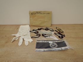 A RAF Collection including Air Training Cops Instructor Arm Band, 10 Cloth Badges including Wings