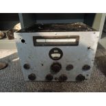 A 1940's WWII period Marconi CR100 B28 Admiralty Valve Radio Receiver, heavy item, courier only