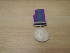 A British George V General Service Medal with Iraq clasp to 1362 SOWAR KESAR SINGH 11-LANCERS,