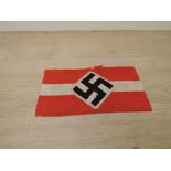 A German WWII period Hitler Youth Swastika Armband