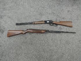 A Daisy Model 1894 .177 BB Air Rifle, Rogers, Arkansas along with a Webley Mark III .177 Under Lever