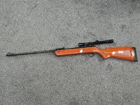 A BSA Meteor .177 Air Rifle with Telescopic Sights 4 x20