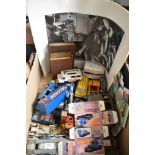 A collection of vintage playworn diecast models, to include Dinky toys etc, AF