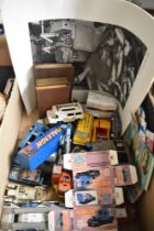 A collection of vintage playworn diecast models, to include Dinky toys etc, AF