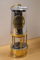 A 20th Century Eccles miner's lamp, Type 6, measuring 26cm tall