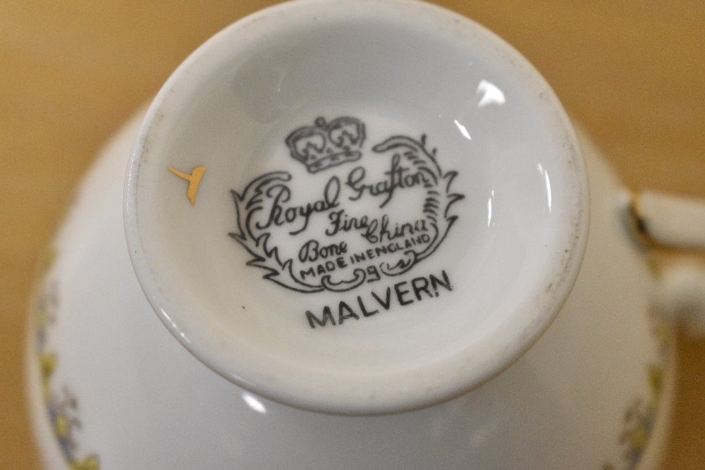 A Royal Grafton 'Malvern' pattern tea set, to include twelve cups, ten saucers, seven sideplates - Image 2 of 2