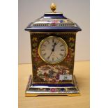 A 20th Century Mason's porcelain clock, 'The Imperial Mandarin Clock', a limited edition 889/950,