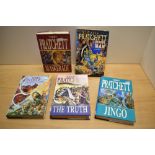 Pratchett [Terry] Reaper Man, Jingo, Guards Guards, The Truth and Masquerade, hardback novels,