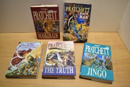 Pratchett [Terry] Reaper Man, Jingo, Guards Guards, The Truth and Masquerade, hardback novels,