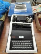 A Sinclair ZX 81 Personal Computer with power supply and Learning Lab cassettes in folder along with