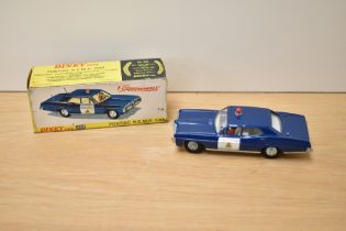 A Dinky die-cast, 252 Pontiac R.C.M.P Car, in original box