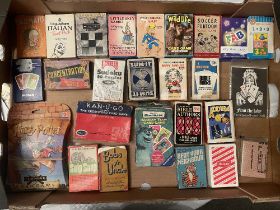 A box of vintage Card Games including Key to the Kingdom, Scoop, Muffin, Noddy etc