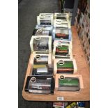 A collection of Oxford die-casts including Omnibus, Commercials, Automobile Company etc, all boxed