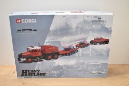 A Corgi Classics 1:50 scale Heavy Haulage Limited Edition die-cast, 31013 ALE Scammell Contractors