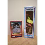 A Pelham Standard Puppet, SL7 Pinocchio in original blue window display box along with a CI