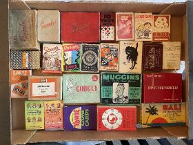 A box of vintage Card Games including Bali, Soccer Pontoon, Shop Missus, Kargo etc