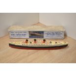 A Chad Valley Unique Take To Pieces Model, RMS Queen Mary, in original box with Key Chart and