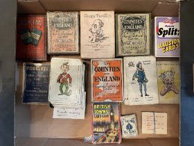 A small box of vintage Card Games including John Jaques, Spears Games, Counties of England etc