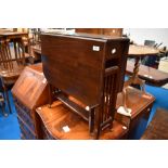 An early 20th Century mahogany sutherland style gateleg occasional table, width approx 60cm