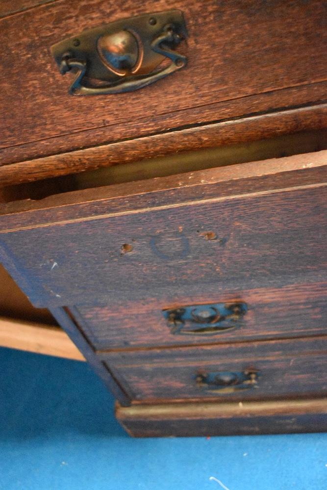 An early 20th Century roll top desk , dimensions approx. W151 D91 H98cm - Image 2 of 4