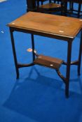 An Edwardian mahogany occasional table , width approx. 72cm